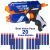 WISHKEY Manual Soft Bullet Shooting Gun Toy with 20 Safe Foam Bullets for Kids (Multicolour)